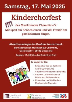 Kinderchorfest des Musikbundes Chemnitz 2025